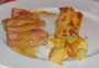 Bild 54/167: Fleischteile links im Bild essen, Beilagen rechts weglassen 